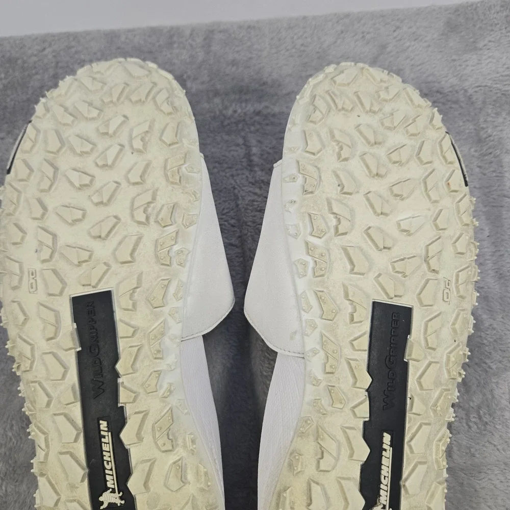 Under Armour Project Rock Slides Mens 10 White Michelin Gripper Sandals 3023761
